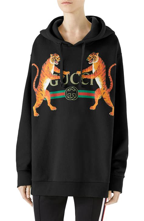 gucci hoodie with tiger|gucci tiger brooch.